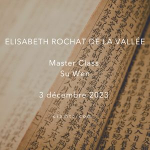 Master Class Elisabeth Rochat de la Vallée 3 décembre 2023
