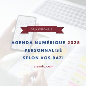 agenda calendrier 2025 numérique personnalisé CIAMTC